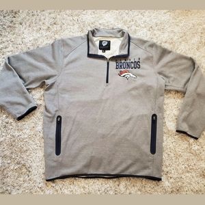 NFL Denver Broncos Sweat Shirt Size XL Gray